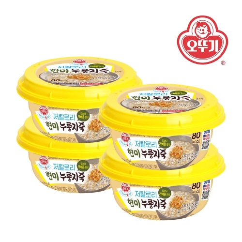 오뚜기 저칼로리 현미누룽지죽 215g (4개)