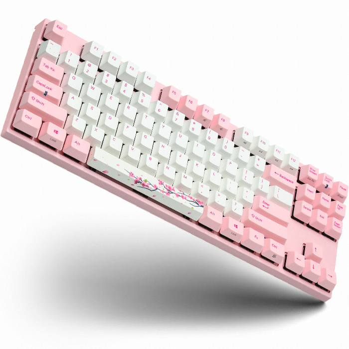 VARMILO VA87M 매화 컬렉션 PBT 염료승화 영문 (흑축)_이미지