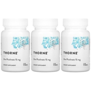 쏜리서치 아연 피콜리네이트 15mg 60캡슐 (3개)