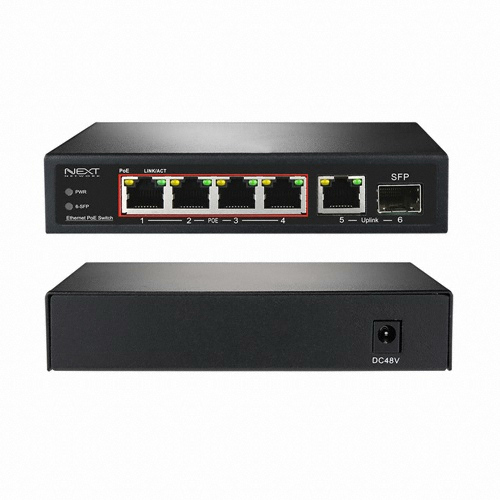 이지넷유비쿼터스 넥스트 NEXT-POE7006SFP-TP PoE 스위치허브_이미지