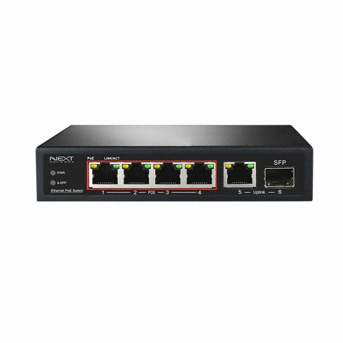 이지넷유비쿼터스 넥스트 NEXT-POE7006SFP-TP PoE 스위치허브_이미지