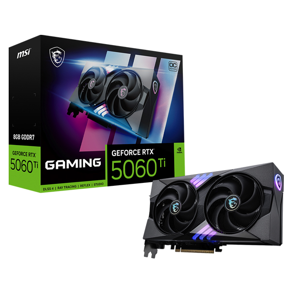 MSI 지포스 RTX 5060 Ti 게이밍 OC D7 8GB 트윈프로져