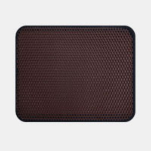 톰스패밀리 고양이 벌집 모래매트 브라운_이미지