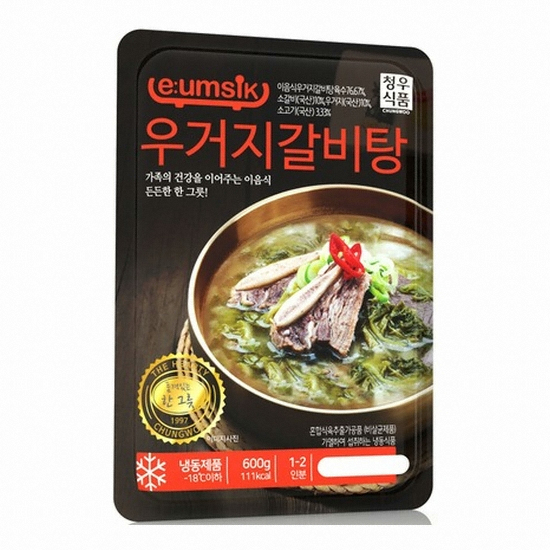 청우식품 이음식 우거지갈비탕 600g (5개)