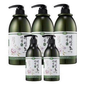 더블모 어성초 샴푸 1000ml x 3개 + 300ml 2개