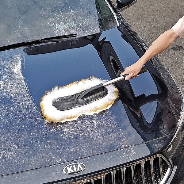 차싹 100% 천연양모 먼지털이개 일체형 CH019