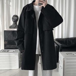 셀러허브 더블디 남성 트렌치 야상 자켓 오버핏 코트 IS-CT02 S10120525_이미지