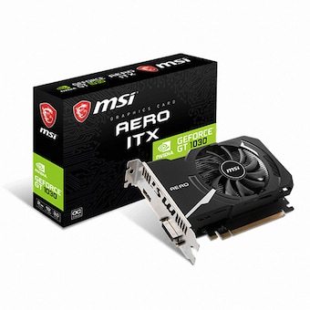 MSI 지포스 GT<b>1030</b> 에어로 ITX OC D4 2GB