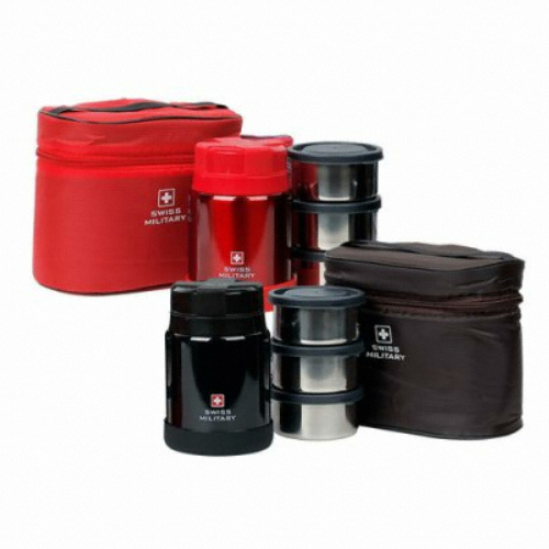 스위스밀리터리 보온 도시락 470ml
