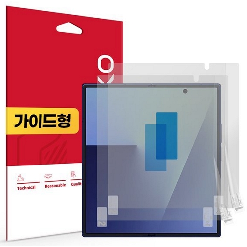 스코코 갤럭시Z 폴드7 지문방지 저반사 퍼펙트핏 내부 액정보호필름 (액정 2매)