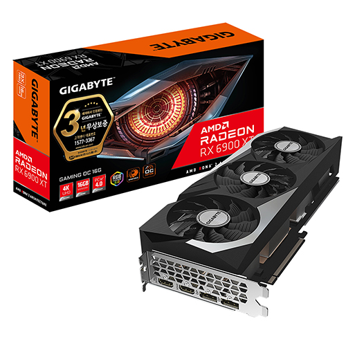 GIGABYTE 라데온 RX 6900 XT GAMING OC D6 16GB 제이씨현_이미지