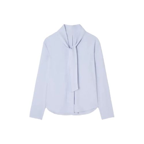 인동에프엔 쉬즈미스 여성 브이넥 백슬릿 타이 블라우스 SWWBLQ11020