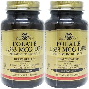 솔가 엽산 1333MCG DFE METAFOLIN 800MCG 100캡슐 (2개)_이미지