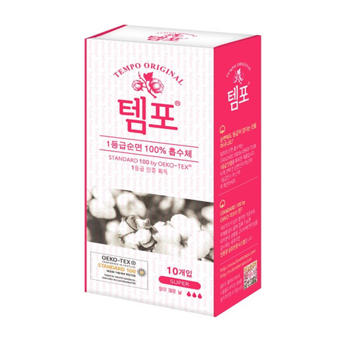 템포 오리지널 슈퍼 10개 (5팩(50개))_이미지