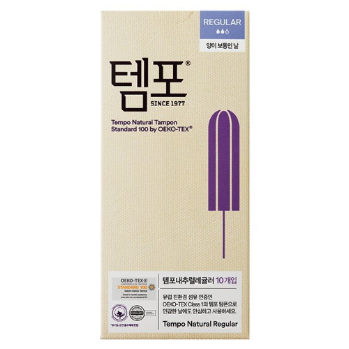 템포 내추럴 레귤러 10개 (6팩(60개))_이미지