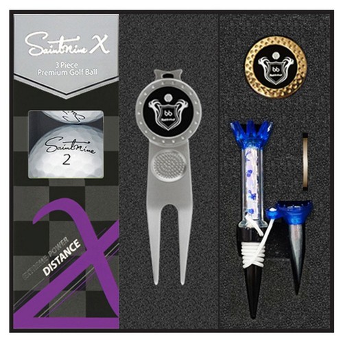 넥센 세인트나인 X 3구+잔디보수기+자석티+볼마커 세트