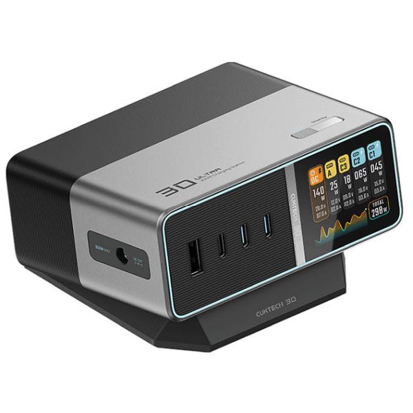CUKTECH 30 ULTRA 300W 4포트+DC GaN 충전기 TA3005U