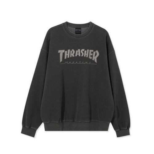 피그먼트 트래셔 THRASHER 매거진 다잉 맨투맨 차콜 176478_이미지