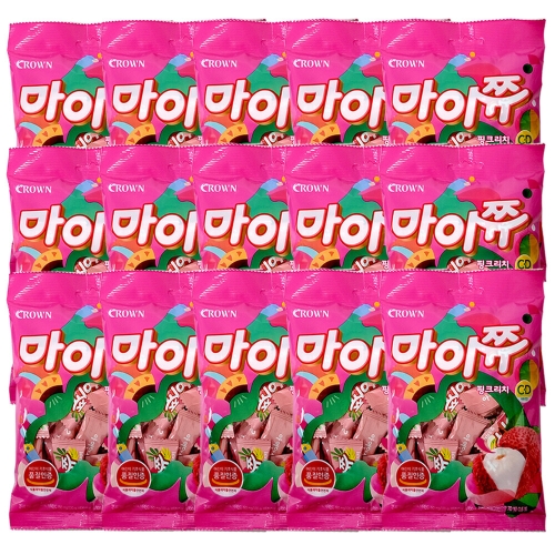 크라운제과 마이쮸 핑크리치 100g (15개)_이미지