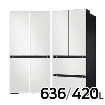 삼성전자 비스포크 키친핏 Max 코타 <b>RM70F63M2A</b> + RK70F42M2A (화이트)