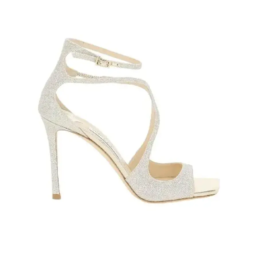  지미추 GLITTERED AZIA 95 샌들 AZIA95DGZPLTNI T