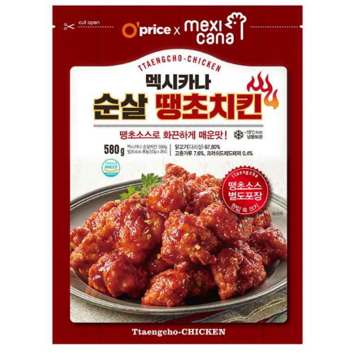 이랜드리테일 오프라이스 멕시카나 순살 땡초치킨 580g (1개)