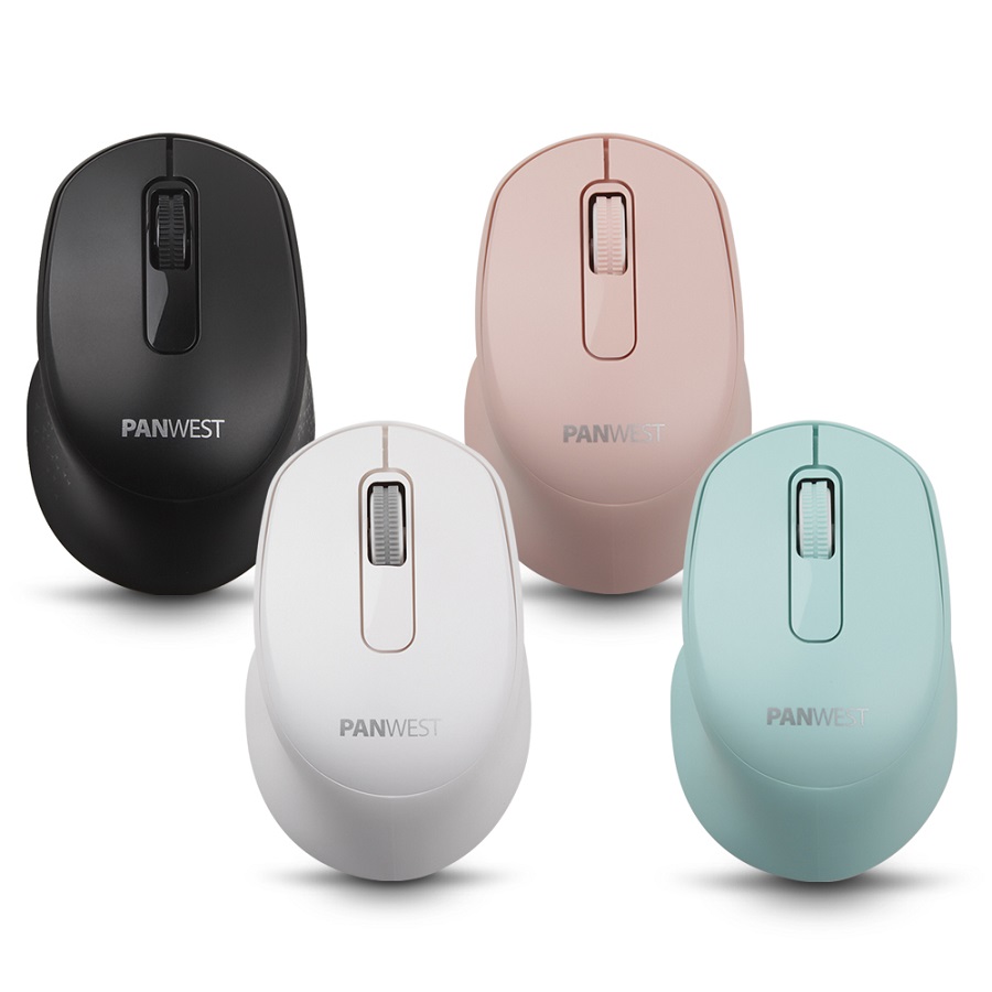 팬웨스트 PW815 무소음 무선마우스 (화이트)_이미지