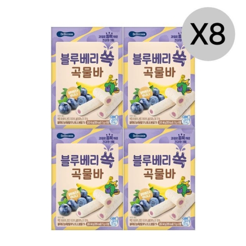 베베쿡 블루베리 쏙 곡물바 40g (32개)_이미지