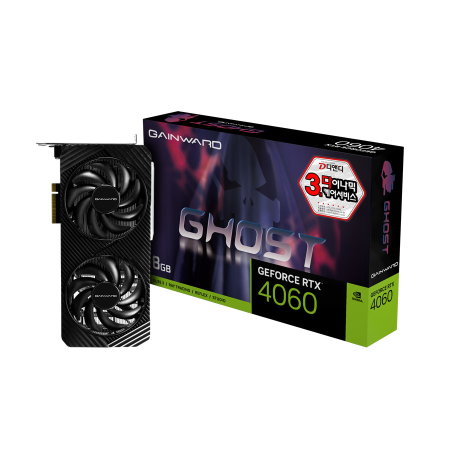 GAINWARD 지포스 RTX 4060 고스트 D6 8GB