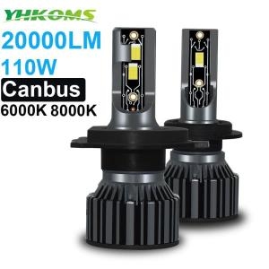 헤드 탁구 용품 탁구 러버 탁구채 추천YHKOMS 자동차 조명 Canbus H4 LED H7 20000LM H11 램프 라이트 전구