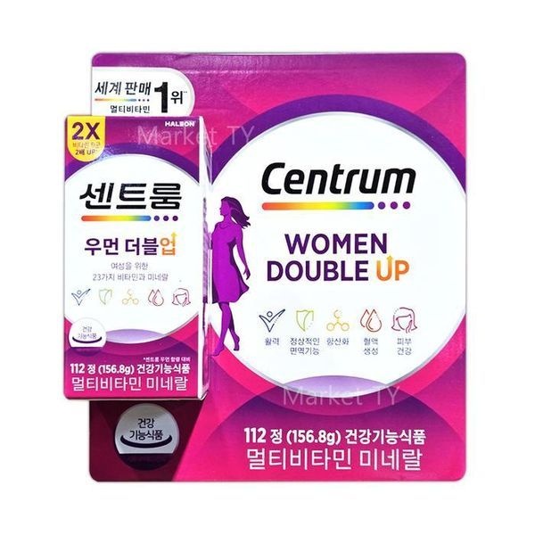 센트룸 우먼 더블업 멀티비타민 미네랄 112정 (1개)_이미지
