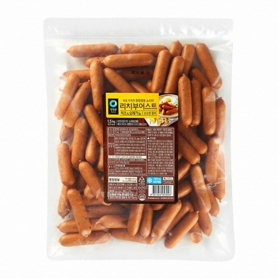 대상 청정원 리치부어스트 치즈&amp;오레가노 1.5kg (1개)