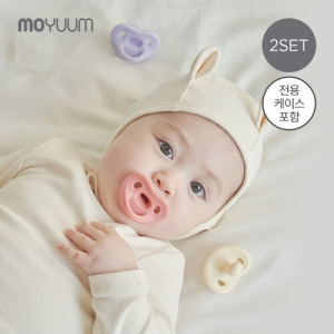 모윰 올실리콘 마카롱 쪽쪽이 2개세트 (전용케이스 포함)_이미지