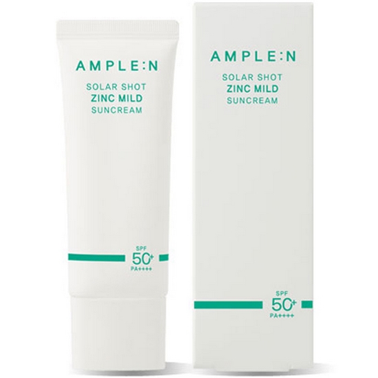 앰플엔 솔라샷 징크 마일드 선크림 40ml (1개)_이미지