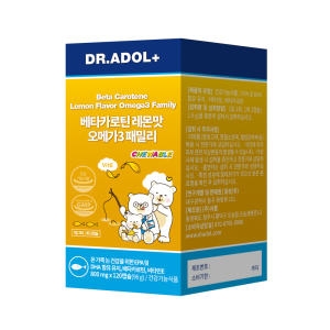 닥터아돌 베타카로틴 레몬맛 오메가3 패밀리 120캡슐