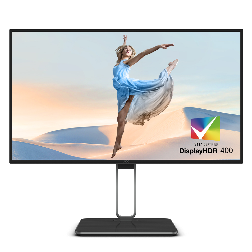 알파스캔 AOC U27U2 4면 보더리스 UHD USB-C HDR 400 무결점