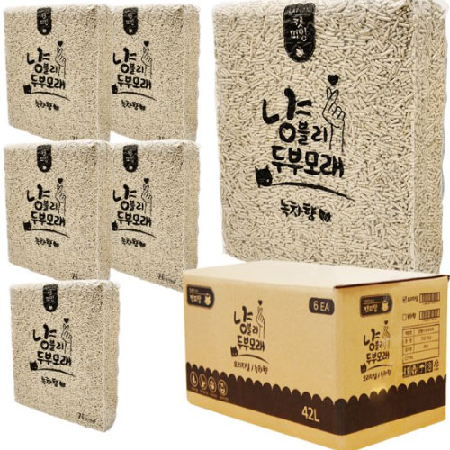 펫스토리 ㅤ캣피앙 냥블리 고양이 두부모래 무향 2.7kg (6개)_이미지