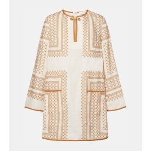 짐머만 프린트 리넨 튜닉 P01101103