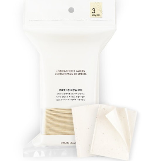 어반리브즈 무표백 3겹 화장솜 80매