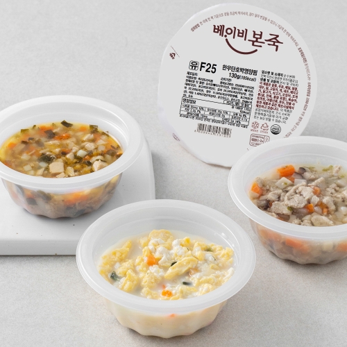 베이비본죽 유아식 반찬세트 닭볶음탕 130g + 한우단호박영양찜 130g + 순두부프리타타 130g + 간장돈불고기 130g 1세트_이미지