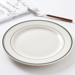 턱스톤 그린베이 원형 접시 4호 카페 스테이크 파스타 디저트 브런치 그릇 플레이트