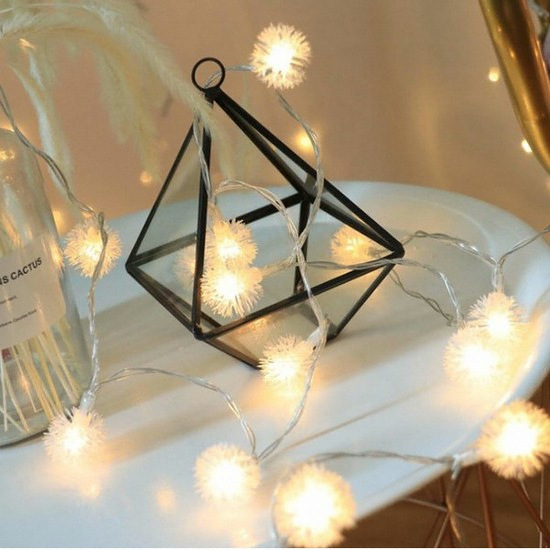 트리 LED 웜색 눈송이 와이어 트리전구 10구