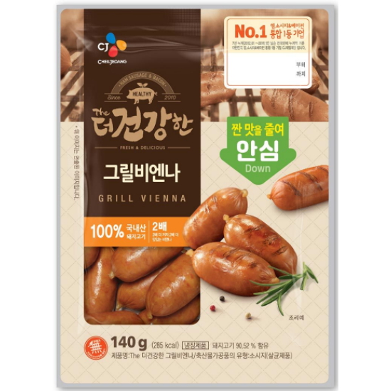 CJ제일제당 The더건강한 그릴비엔나 140g (2개)_이미지