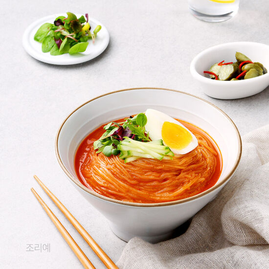 푸드나무 1am 바로먹는 알뜰 곤약면 매콤비빔 200g (20개)