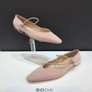 여성 끈포인트 정장구두 2CM FLF205 블랙