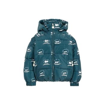 스텔라매카트니 키즈 다운 자켓 예티 프린트 블루 151879874_이미지