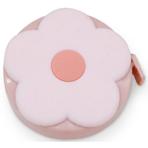 아뜰라임 귀여운 휴대용 미니 양면 플라워 줄자 (1.5m)