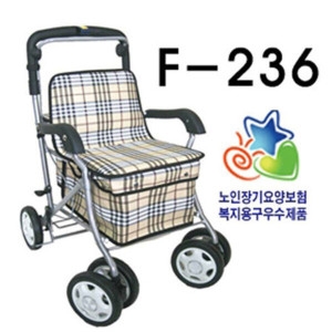 진산 실버카 F-236 보행보조기 보행차 노인보행기