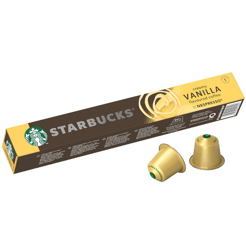 스타벅스 네스프레소 크리미 바닐라향 캡슐커피 5.1g 10개입 (5개)