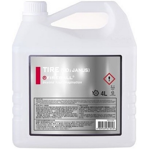 파이어볼 SiO2 야누스 타이어 광택제 4L